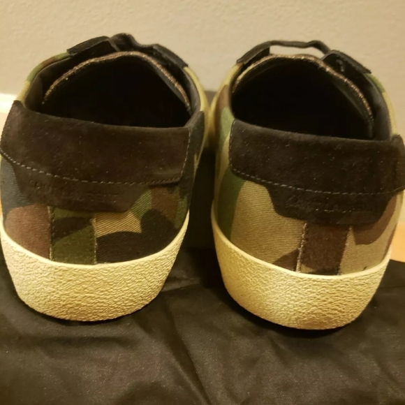 SAINT LAURENT Court Classic Camo Velour Sneaker 42.5 - Picture 7 of 11
